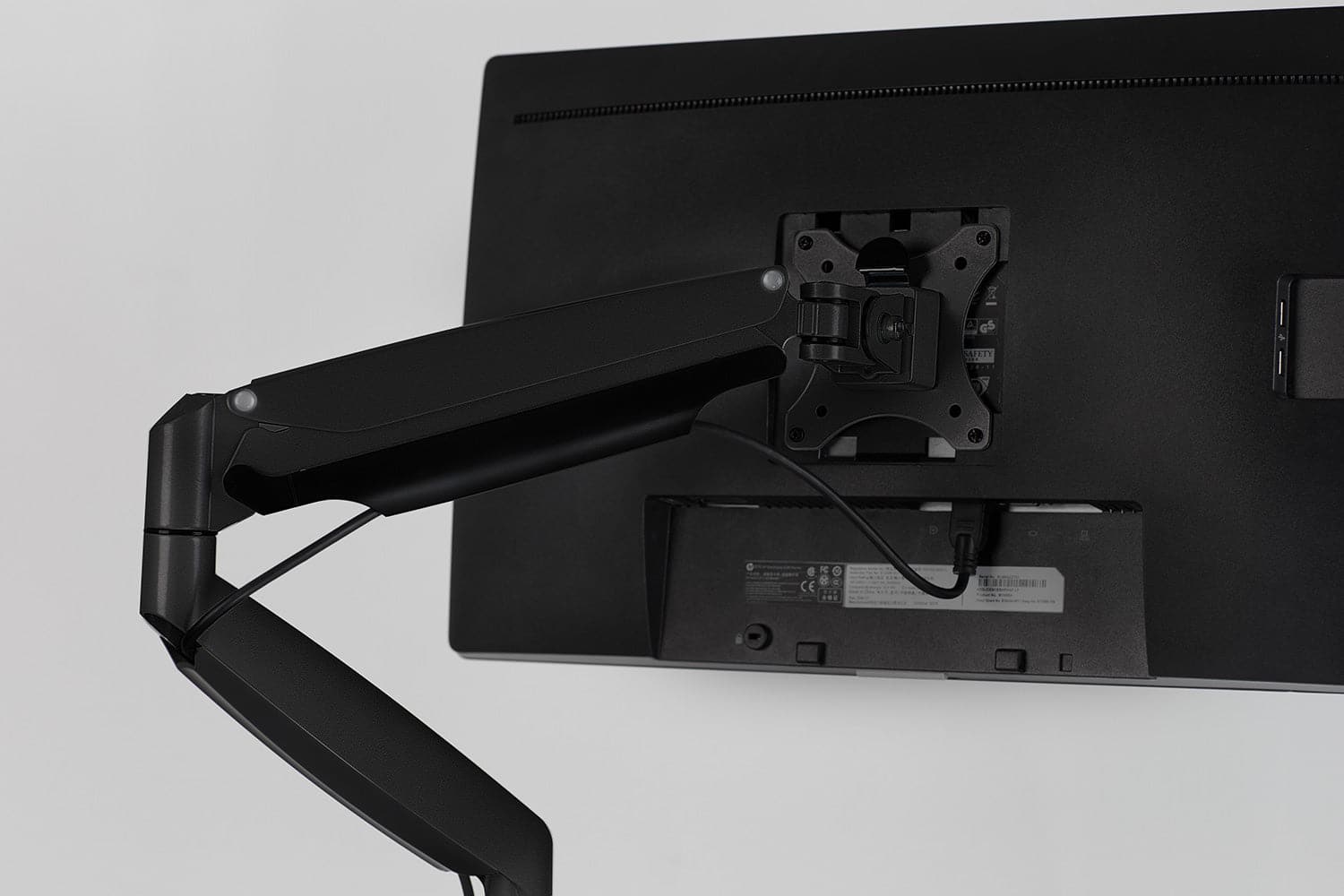 Single Monitor Mount With Gas Spring Arm