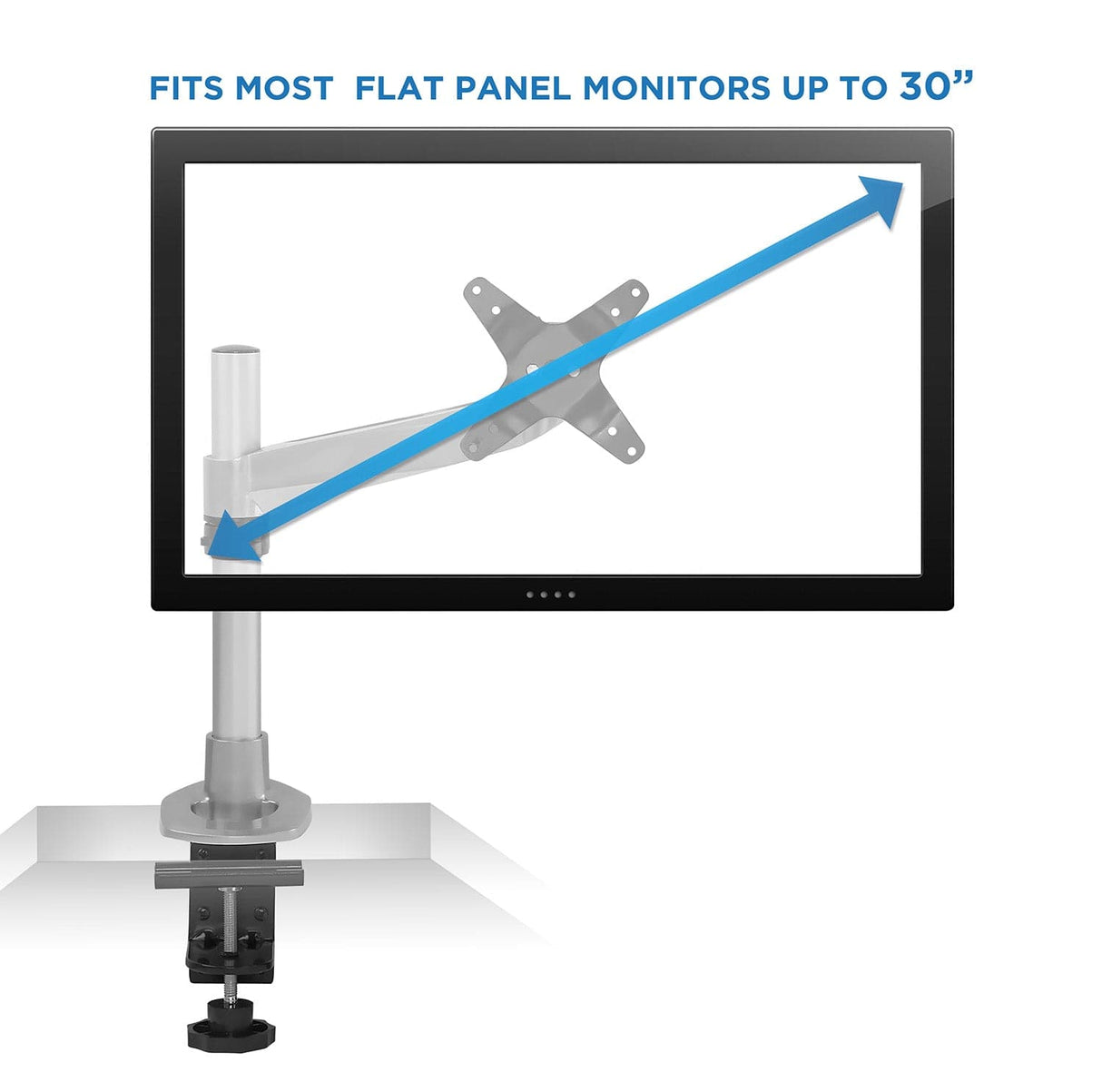 Full Motion Monitor Desk Mount