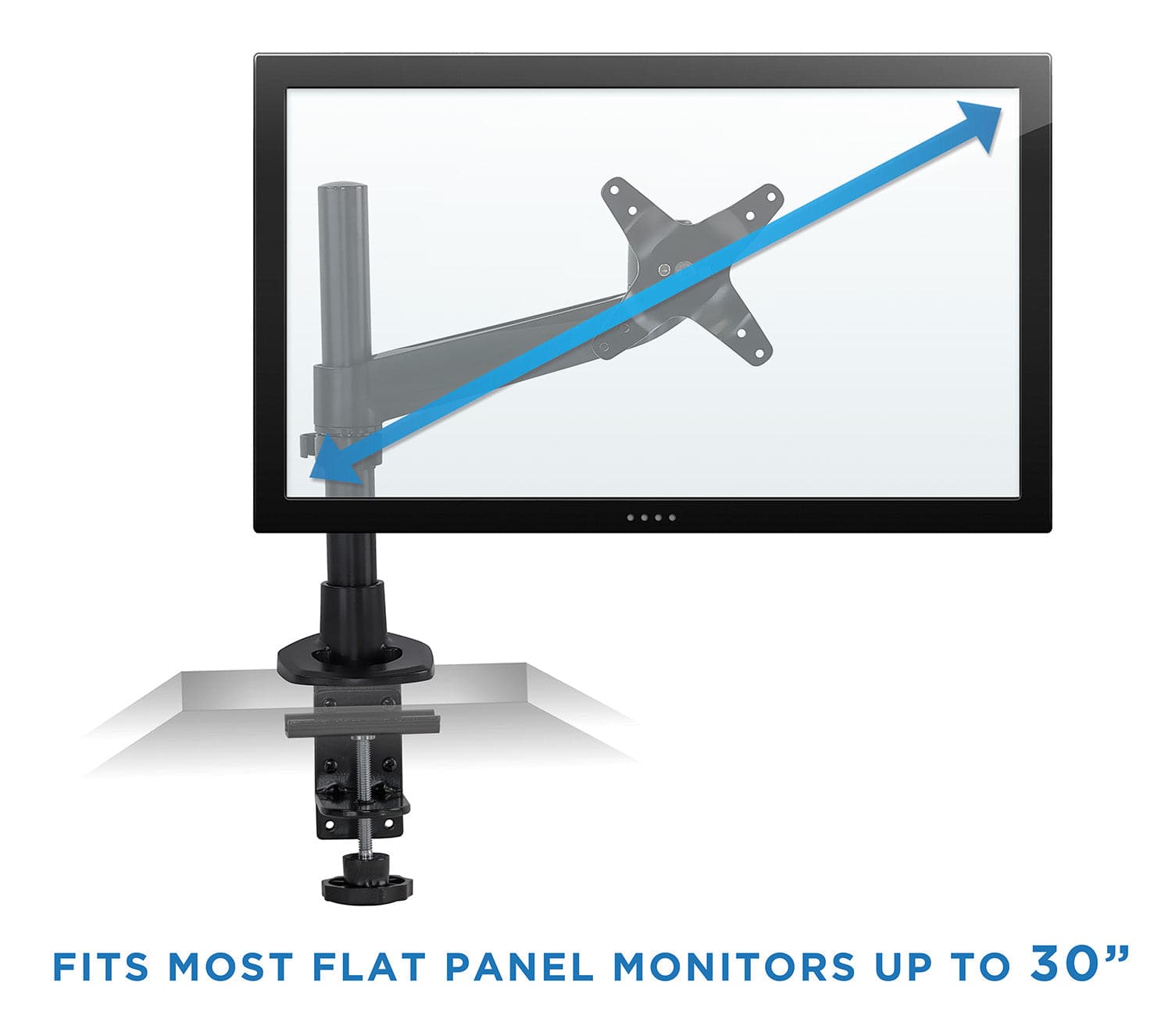 Full Motion Monitor Desk Mount