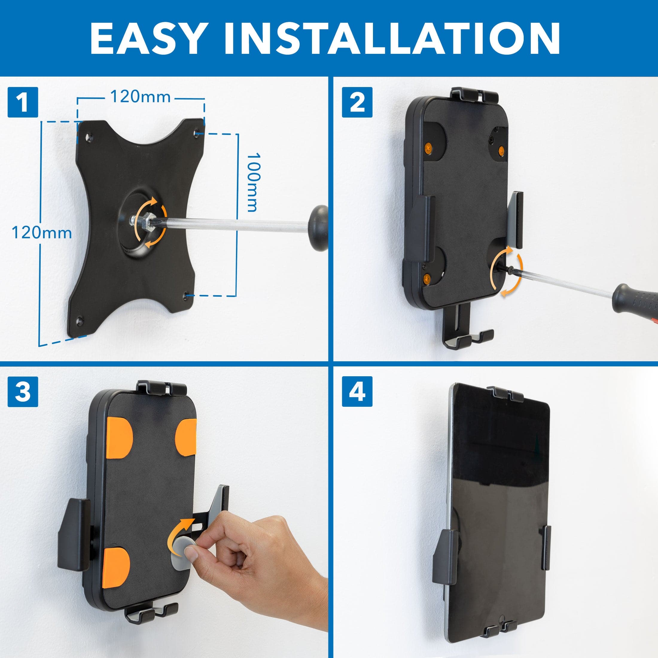 Anti-Theft Tablet Wall Mount