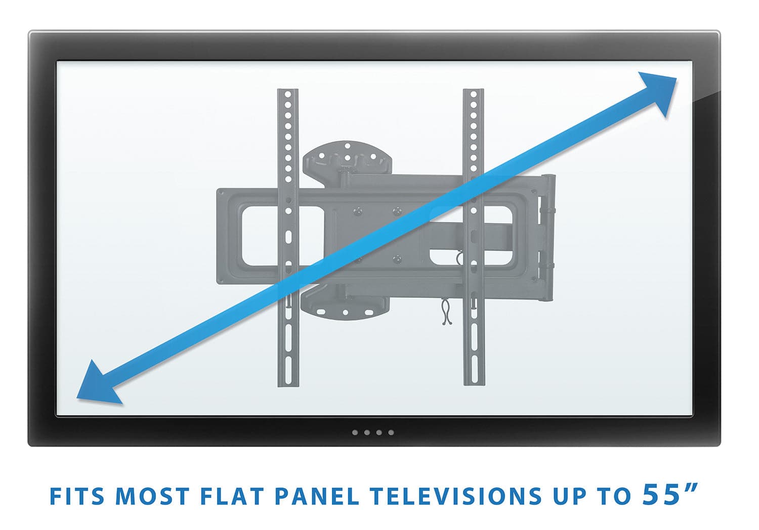 Mount-It! Full Motion TV Wall Mount with Articulating Arm - MI-3991XL - Mount-It!