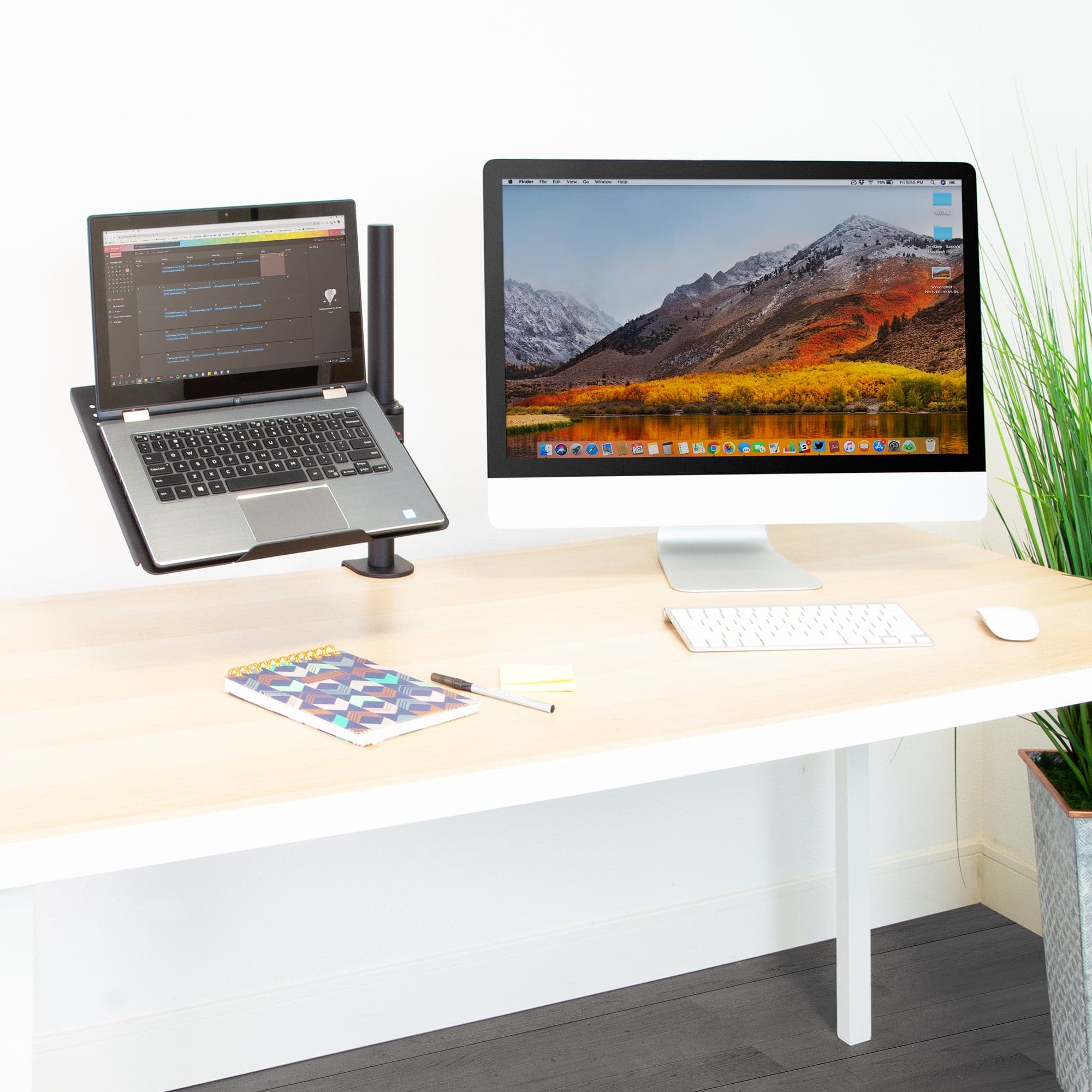 Height-Adjustable Laptop Notebook Desk Stand