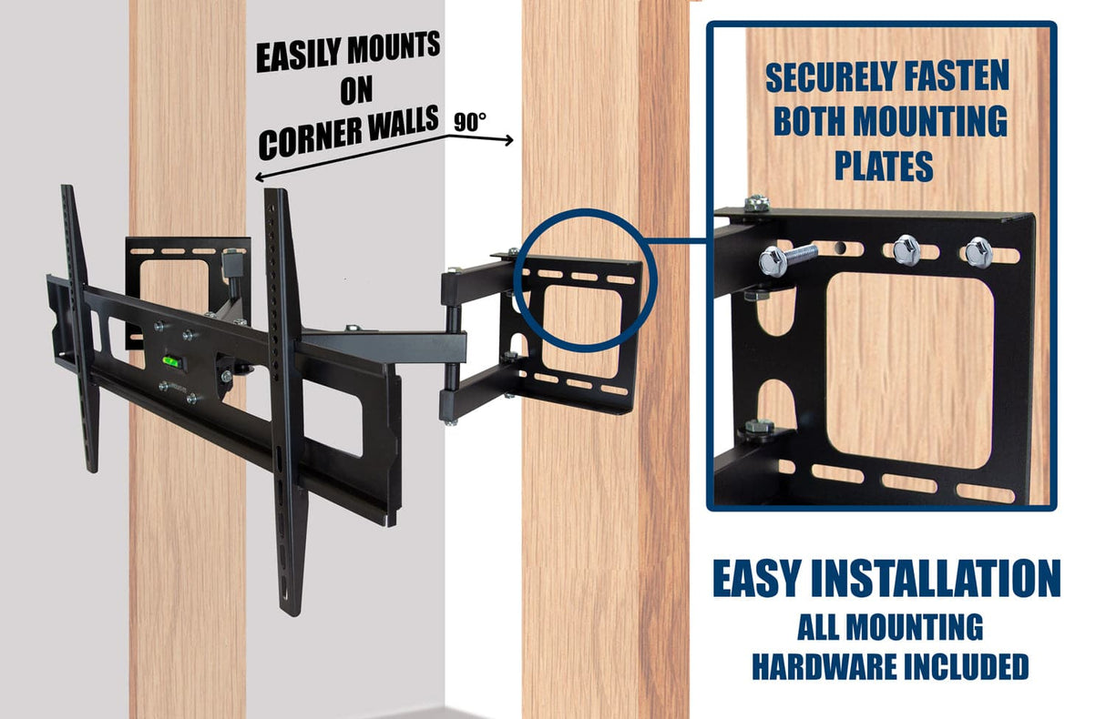 Full Motion Corner TV Mount