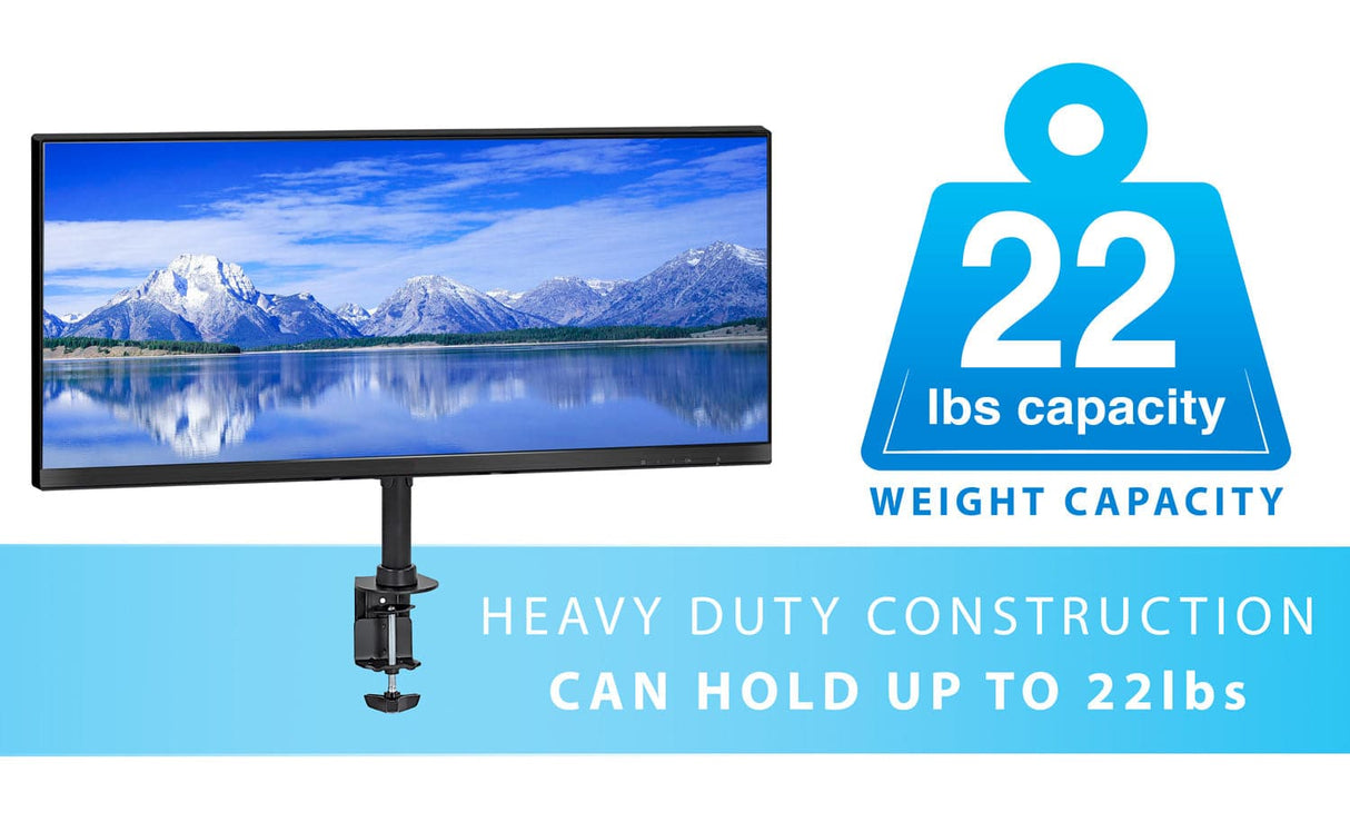 Ultra-Wide Single Monitor Desk Mount