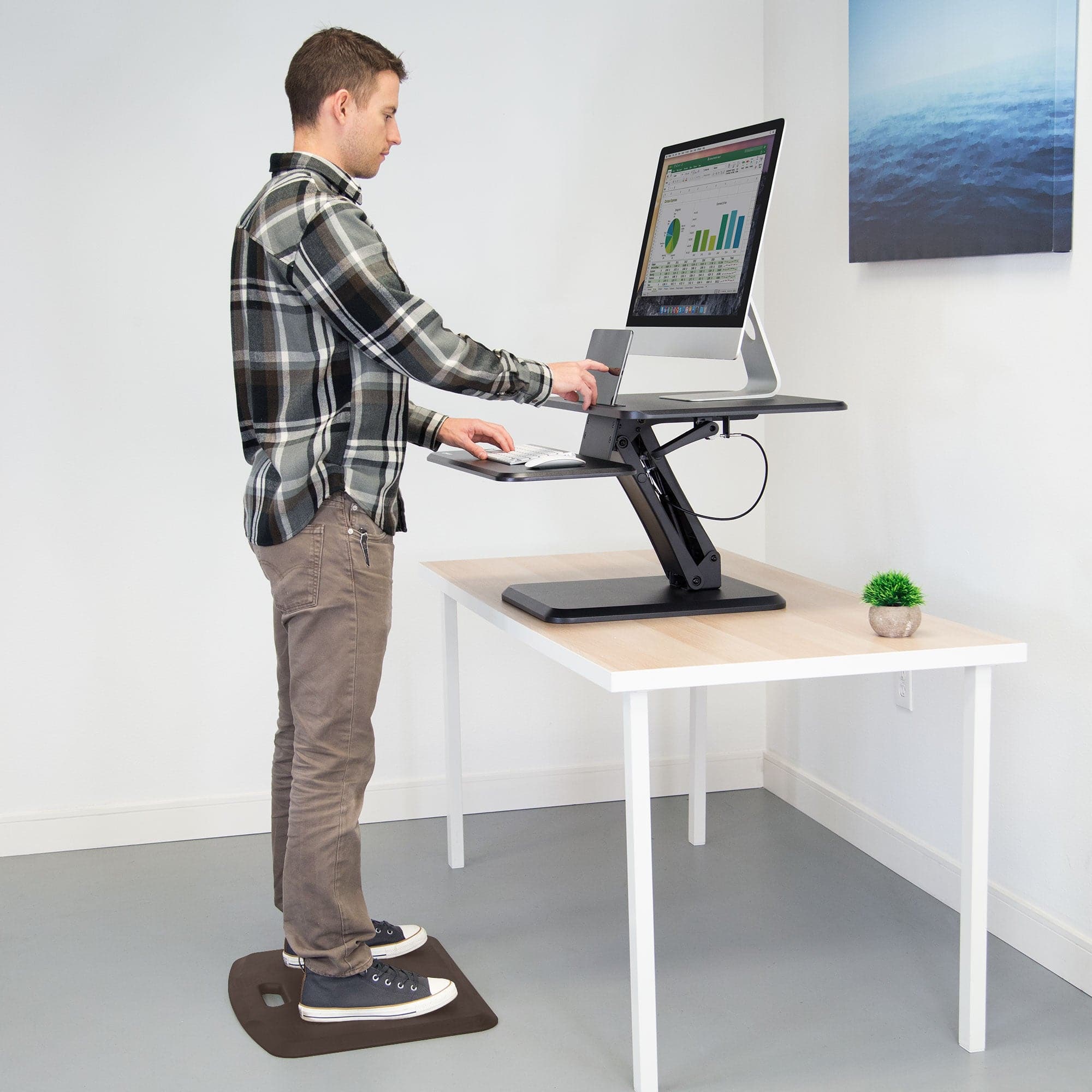 Standing Desk Anti-Fatigue Floor Mats are Sit/Stand Desk Mats by