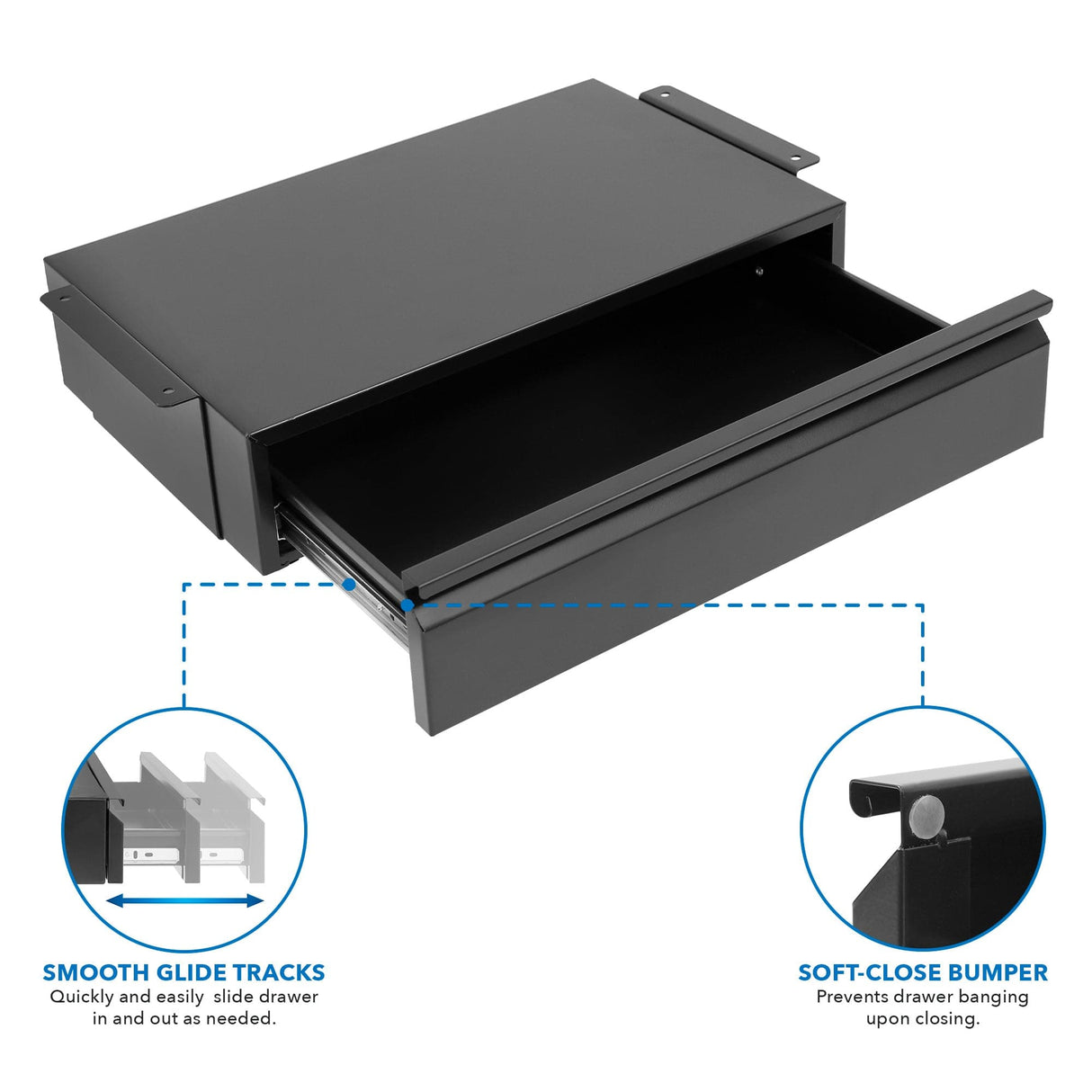 Under Desk Pull-Out Drawer Kit