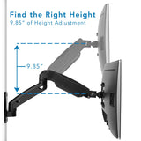 Single Monitor Wall Mount Arm