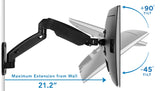 Single Monitor Wall Mount Arm