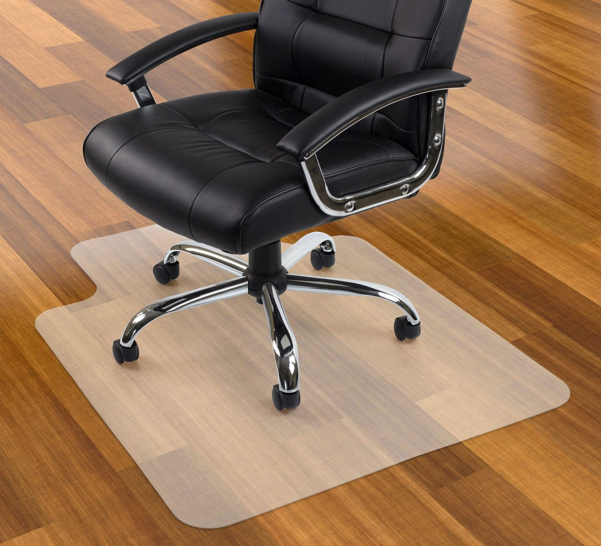 Clear Desk Chair Mat for Hardwood Floor