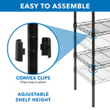 5 Tier Metal Shelving Unit