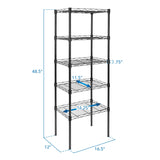 5 Tier Metal Shelving Unit