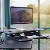 Corner Sit Stand Desk Converter