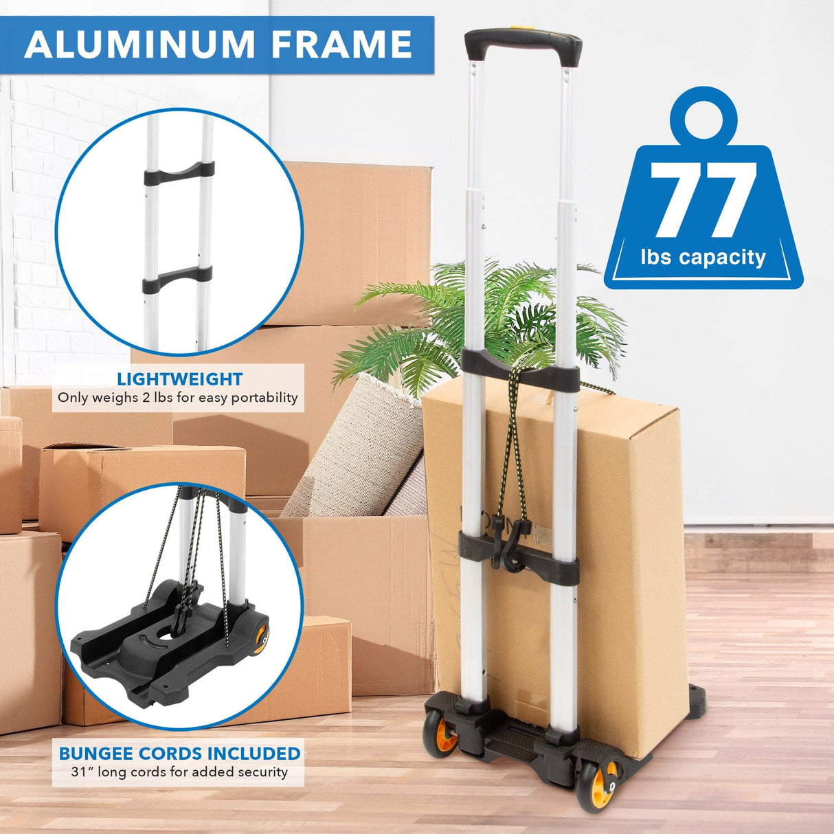 Premium Folding Luggage Cart