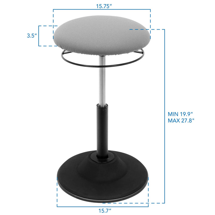Height Adjustable Standing Desk Stool