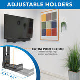 Universal Soundbar Mount Brackets for TV and Wall Installation