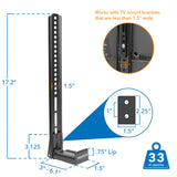 Universal Soundbar Mount Brackets for TV and Wall Installation