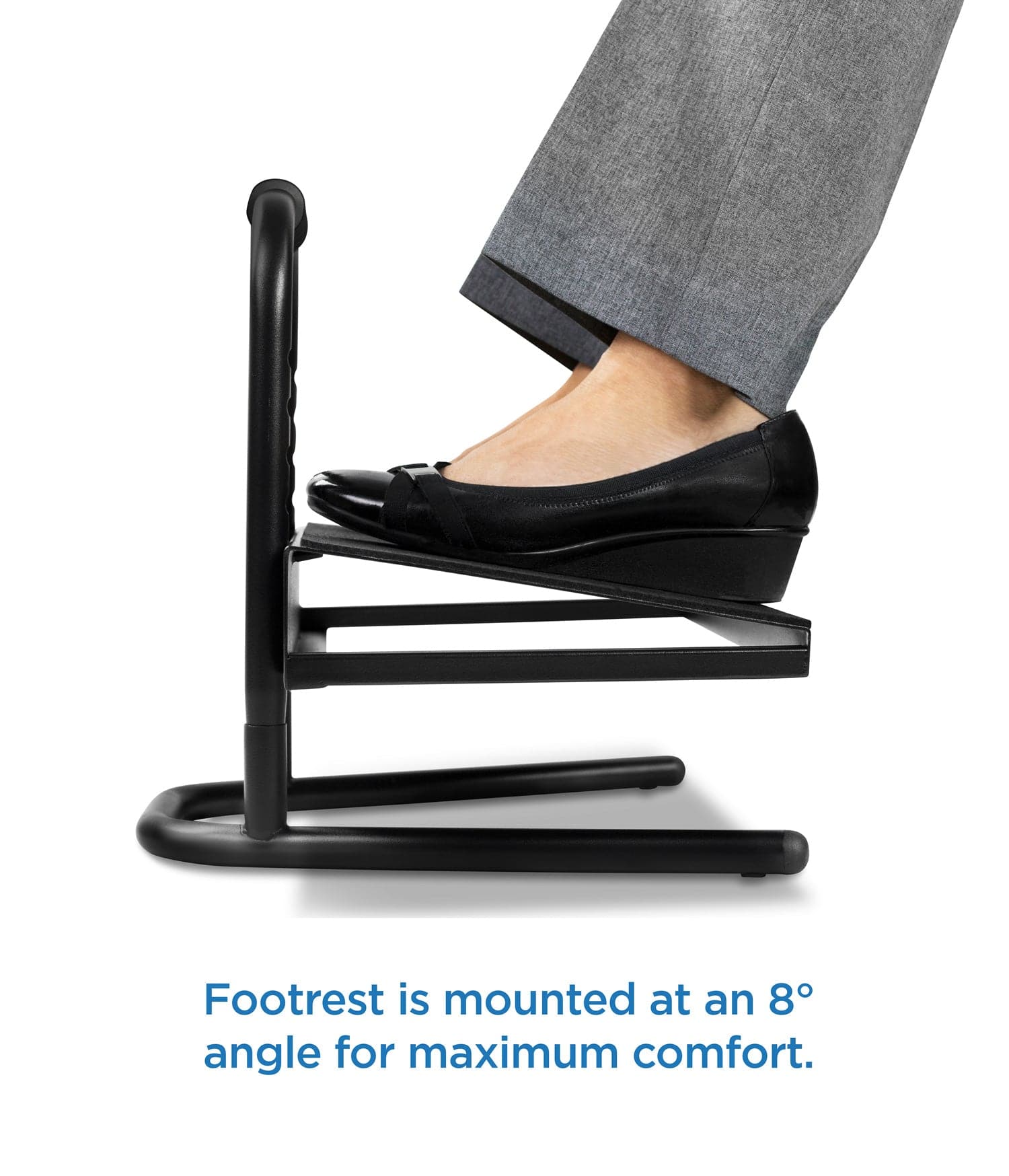 Mount-It Adjustable Foot Rest Under Desk: 6 Height Settings