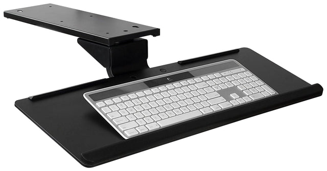 Adjustable Keyboard Tray and Mouse Platform w/ Wrist Rest Pad - Mount-It!