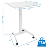 Adjustable Rolling Laptop Desk - Mount-It!