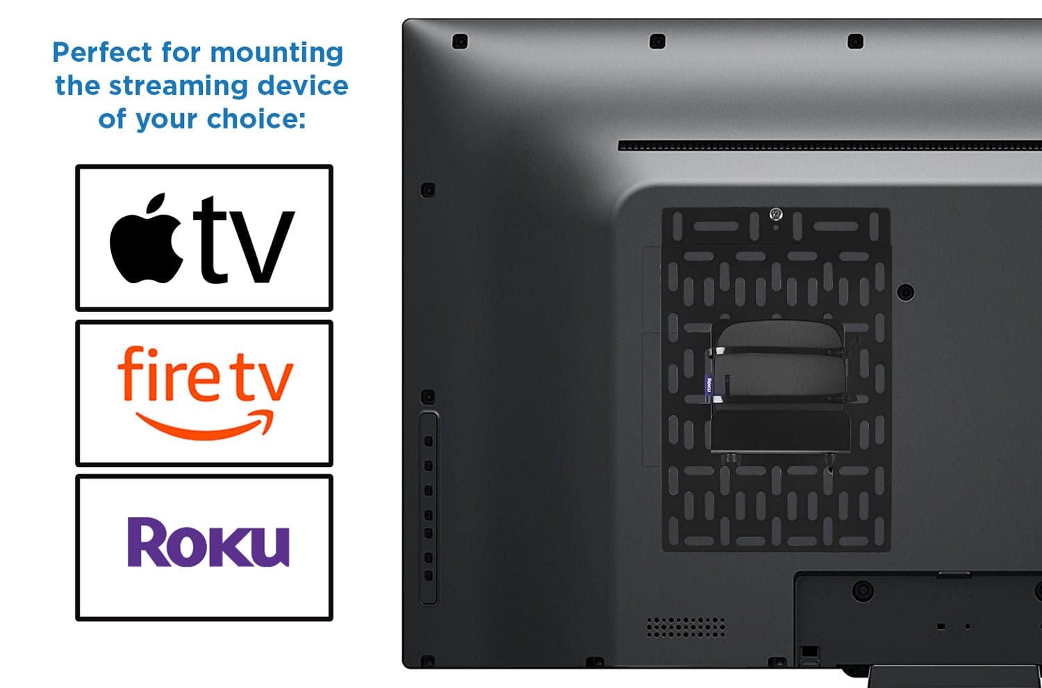 Adjustable Streaming Device TV Mount - Mount-It!