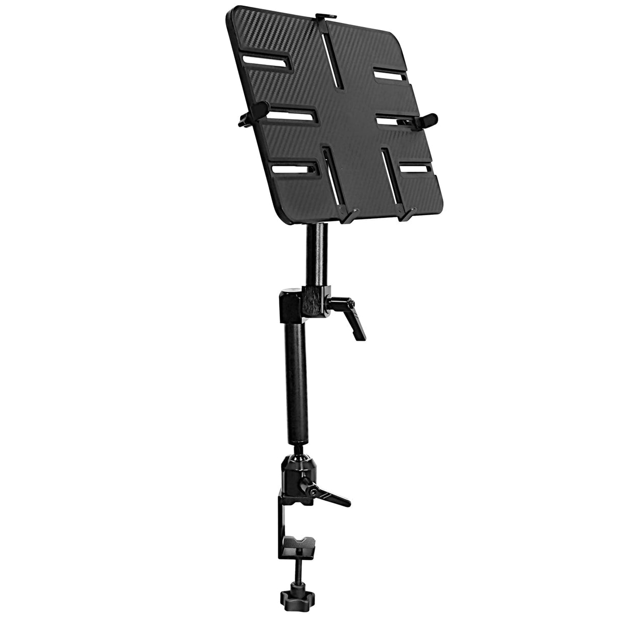 Black Tablet Mount - Universal Tablet Pole and Desk Mount - Mount-It! - MI-7510