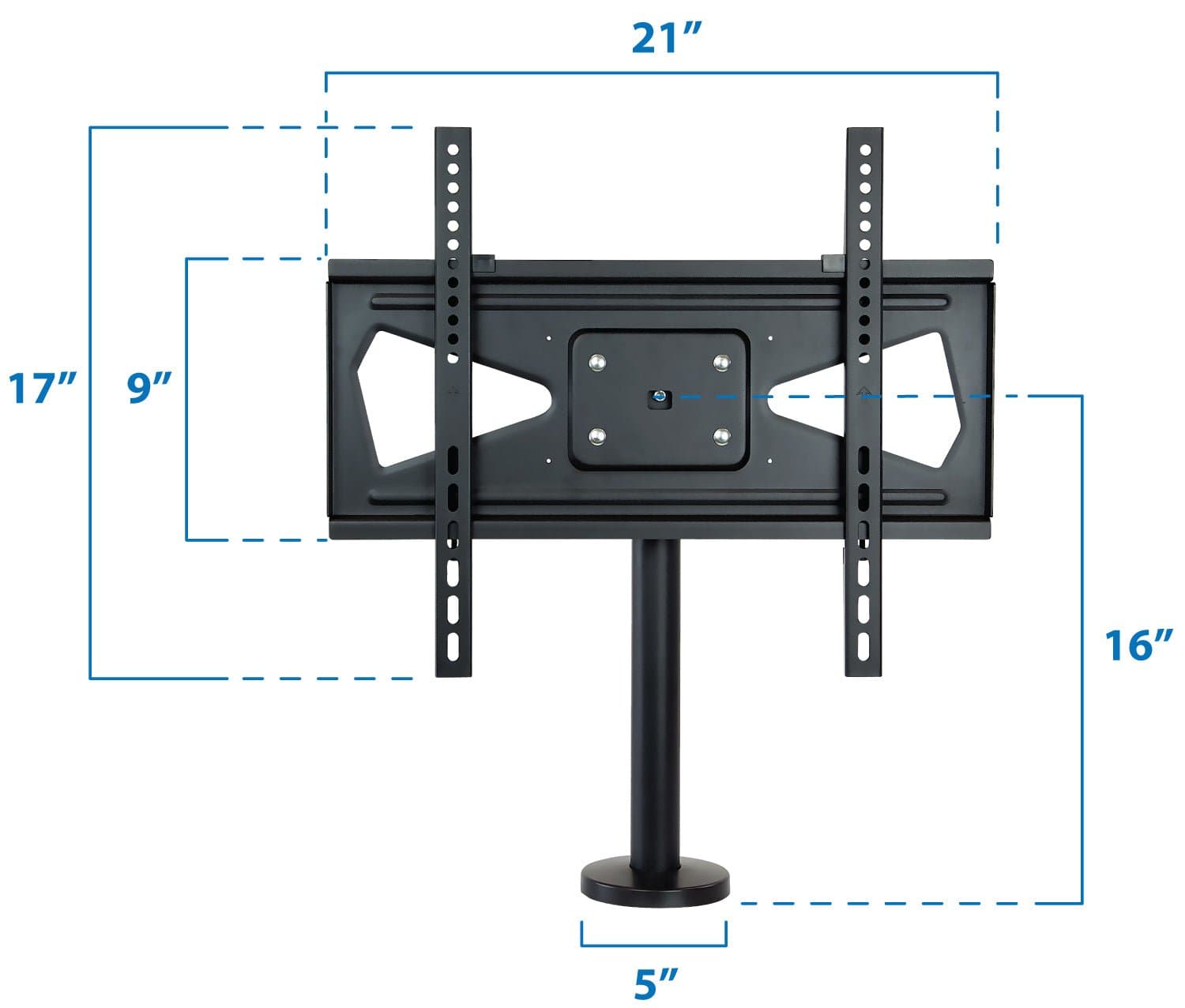 Bolt Down TV Stand for 32" to 55" - Mount-It!