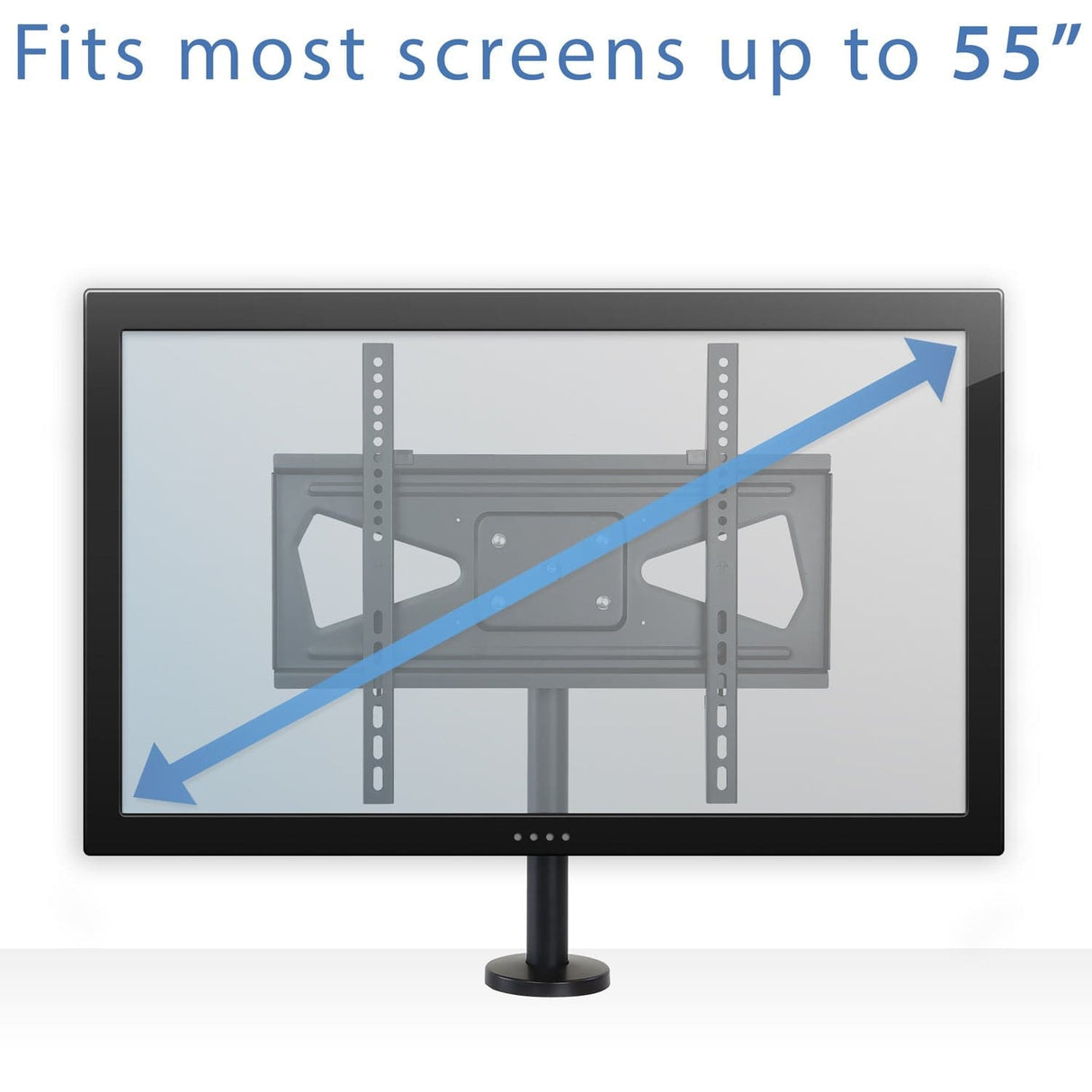 Bolt Down TV Stand for 32" to 55" - Mount-It!