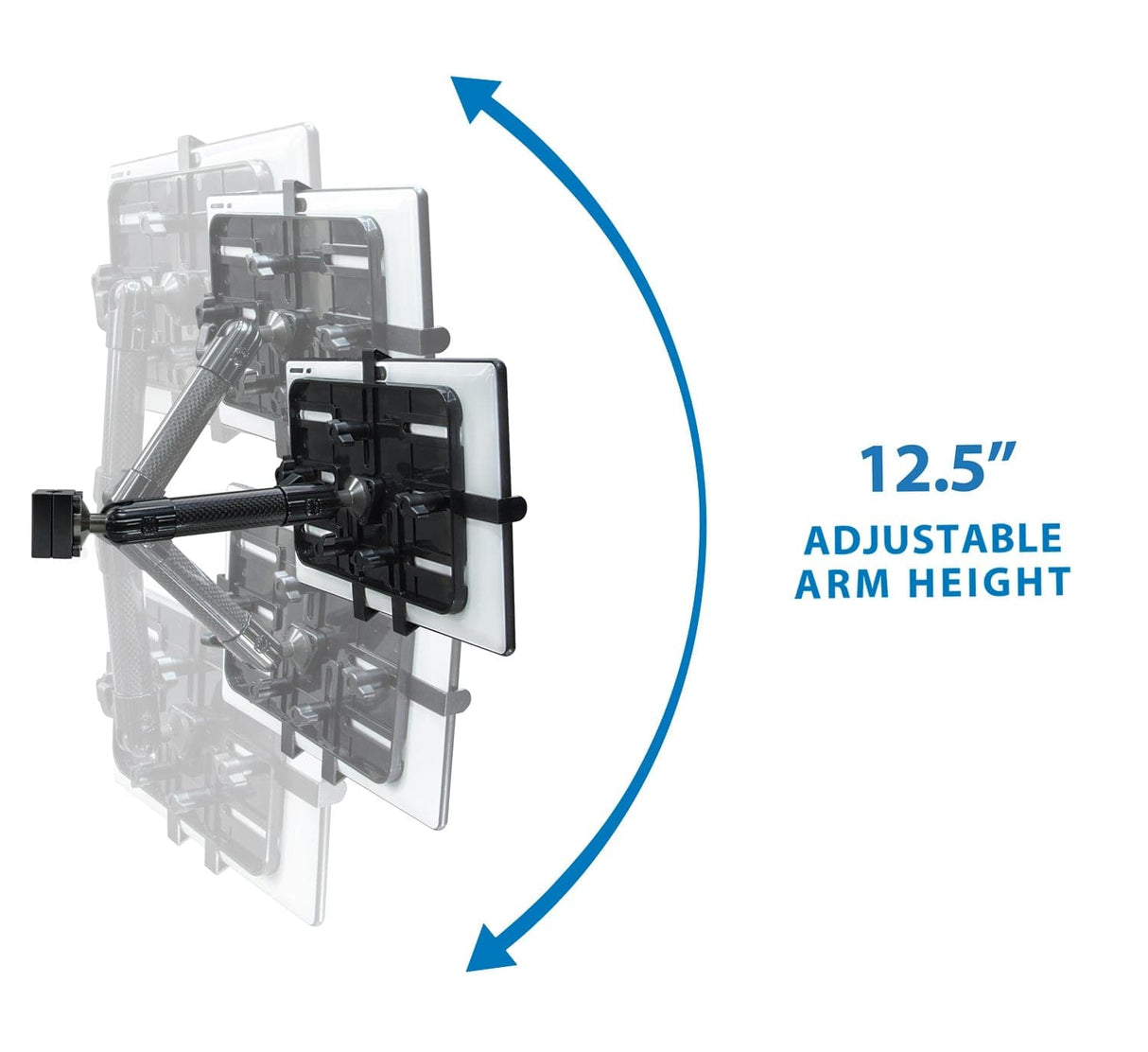 Carbon Fiber Universal Tablet Headrest Mount - Mount-It!