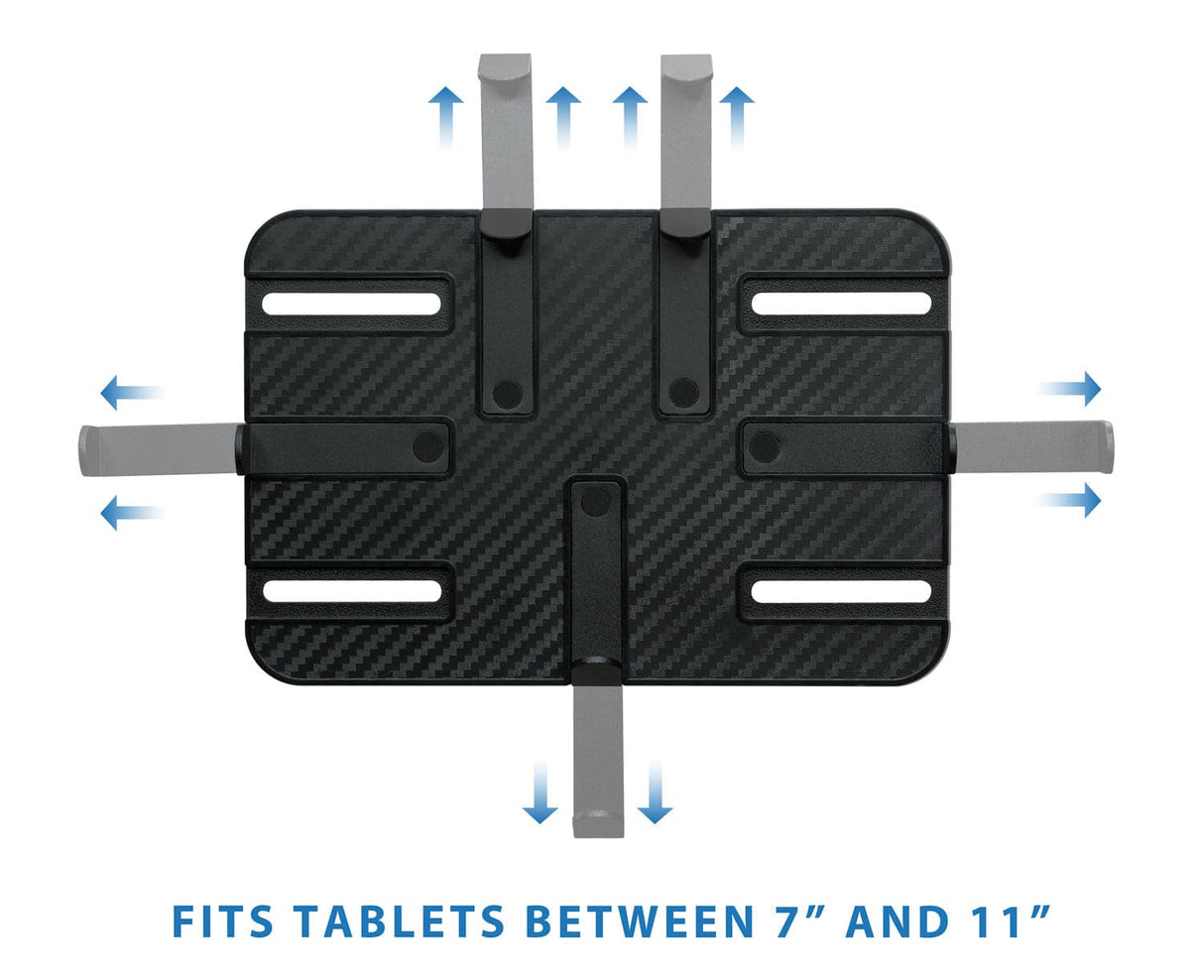 Carbon Fiber Universal Tablet Headrest Mount - Mount-It!