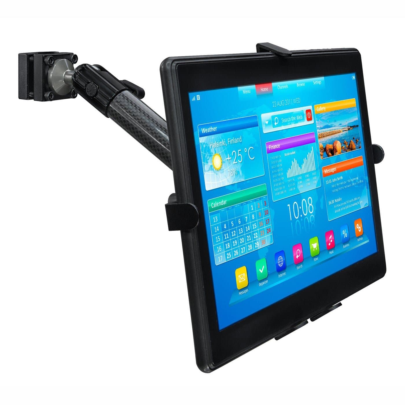 Carbon Fiber Universal Tablet Headrest Mount - Mount-It!