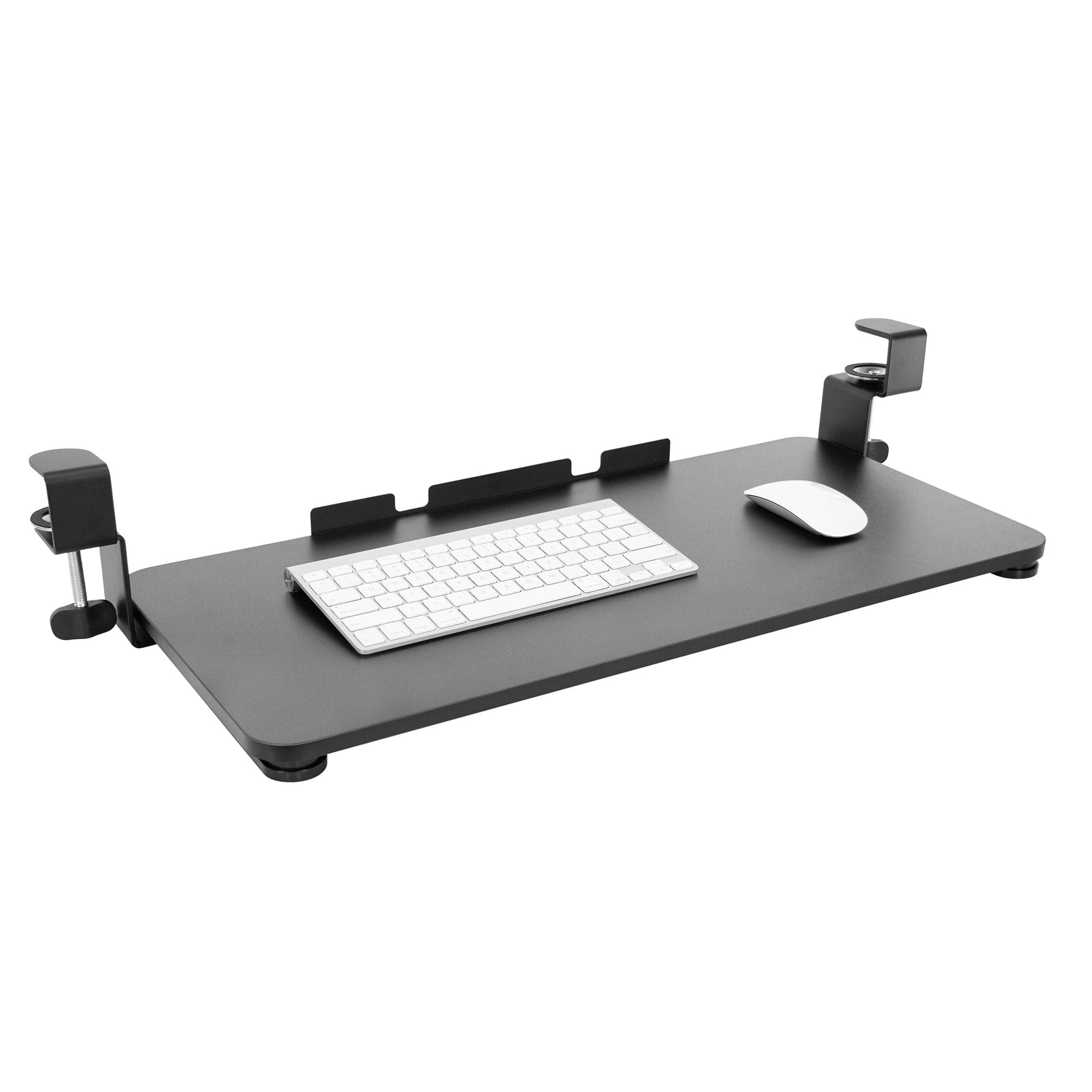 Clamp-On Adjustable Keyboard and Mouse Tray - Mount-It!