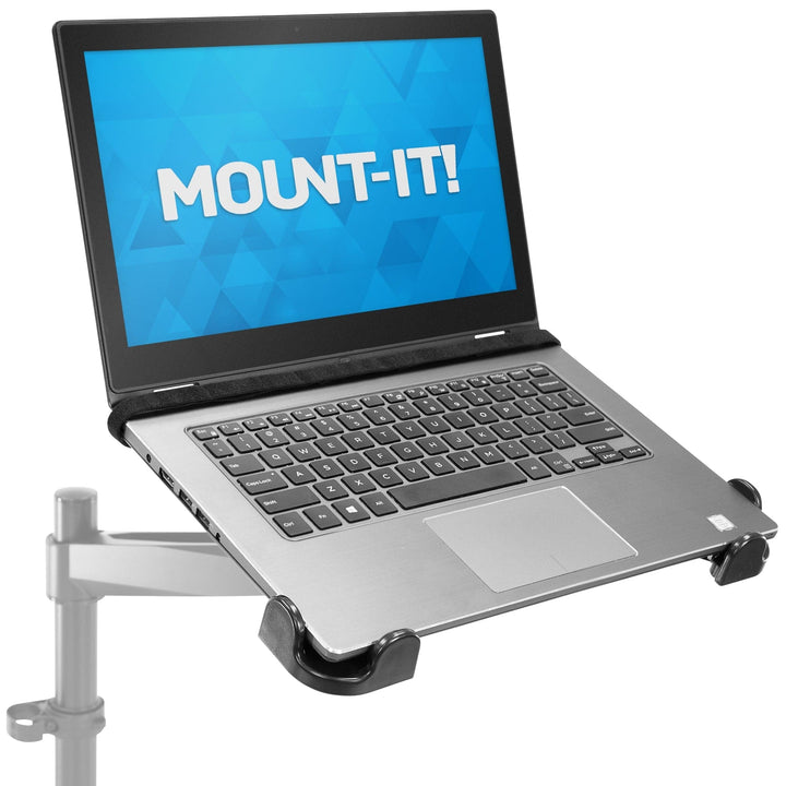 Clamp-On Laptop Tray w/ Safety Straps - Mount-It!