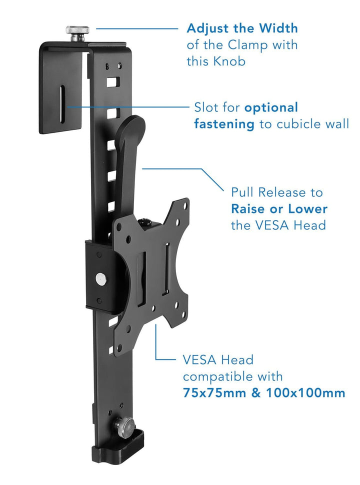 Cubicle Wall Monitor Mount - Mount-It!