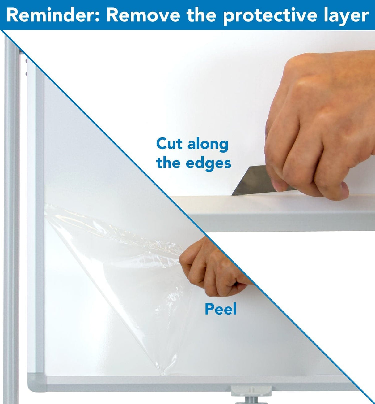 Double-Sided Mobile Whiteboard - Mount-It!