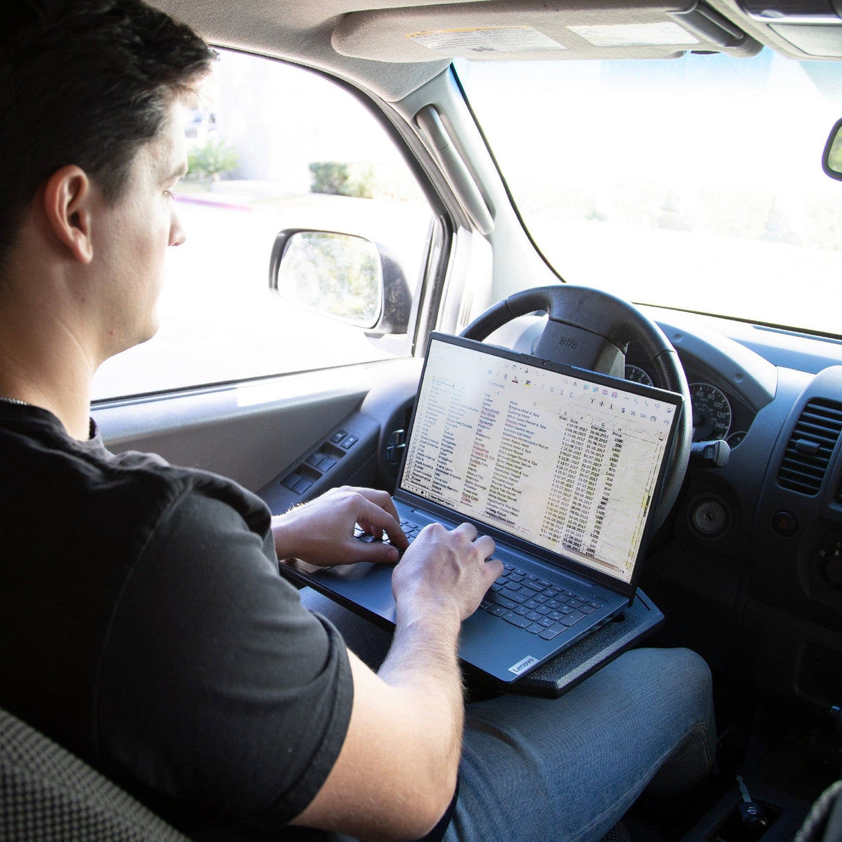 Double-Sided Multi-Use Steering Wheel Tray - Mount-It!