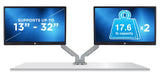 Dual Monitor Desk Mount w/ USB Ports - Mount-It!