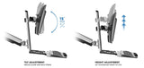 Dual Monitor Stand Up Workstation - Mount-It!