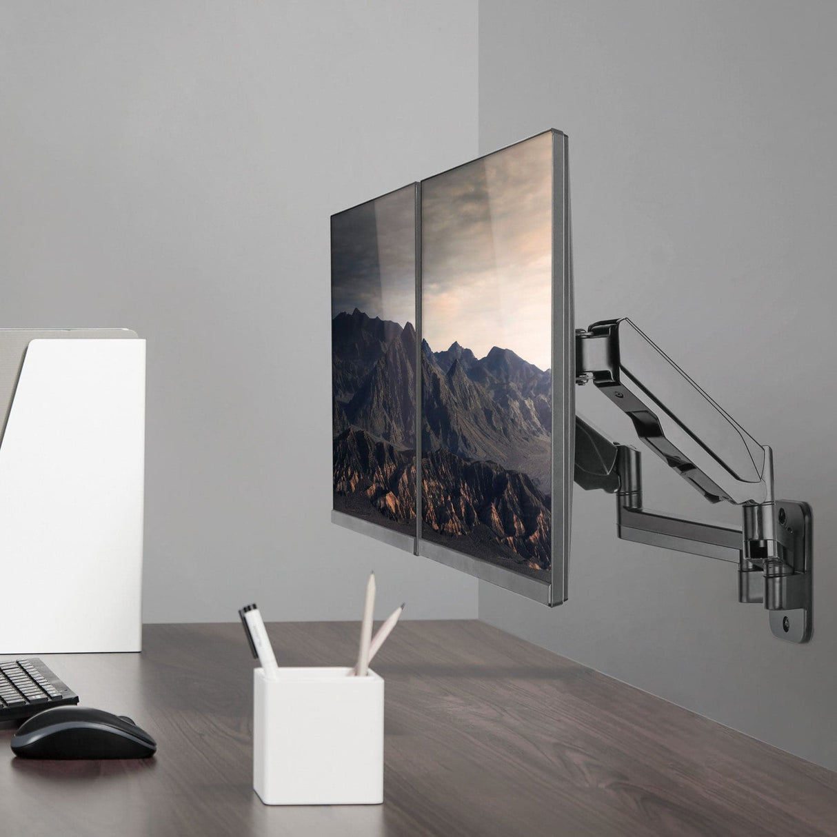 Dual Monitor Wall Mount - Mount-It!