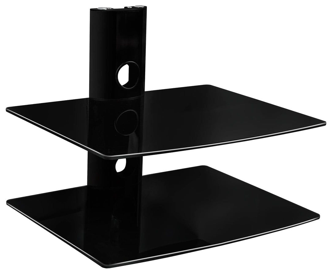 Dual Tempered Glass Wall Mount Shelf System - Mount-It!