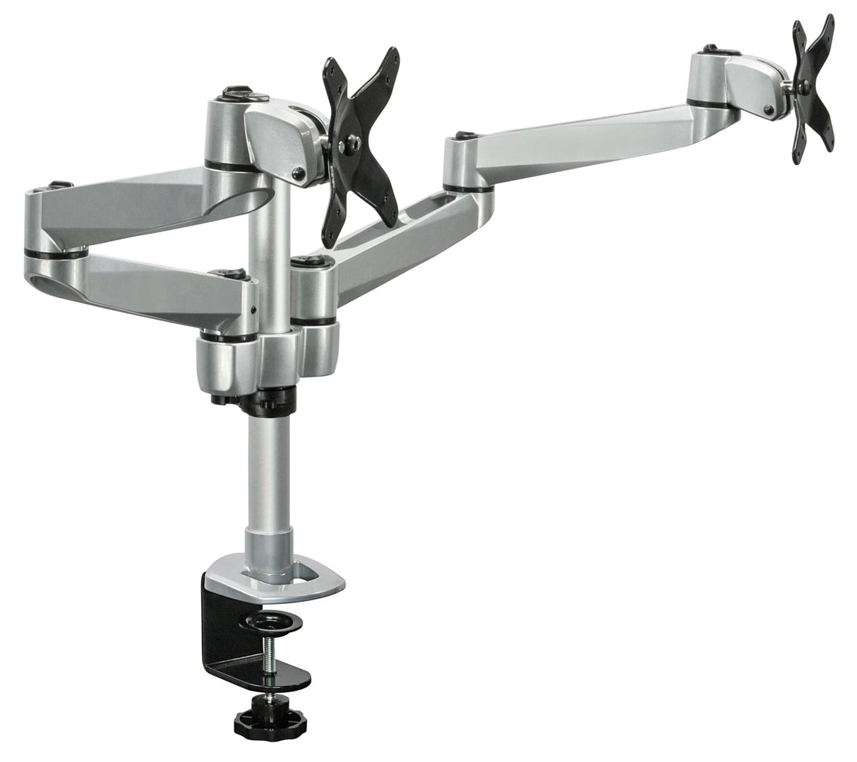 Dual Wide Adjustable Monitor Desk Mount - Mount-It!