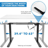 Electric Sit-Stand Desk Frame - Mount-It!