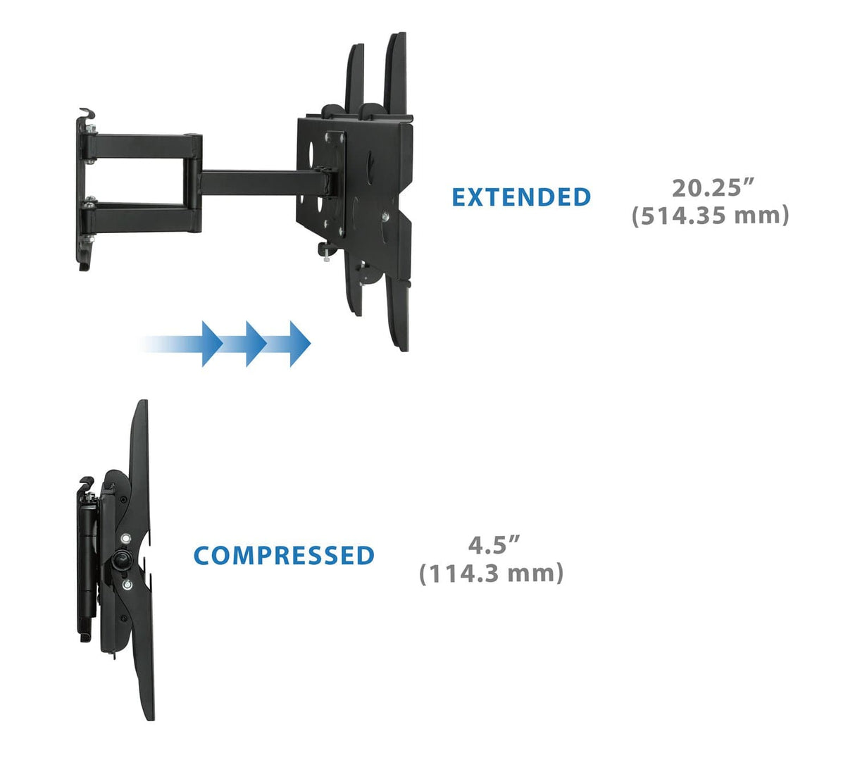 Extra Large TV Wall Mount with Extension - Mount-It!