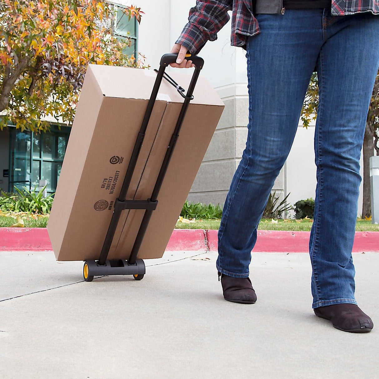 Folding Luggage Cart and Dolly - Mount-It!