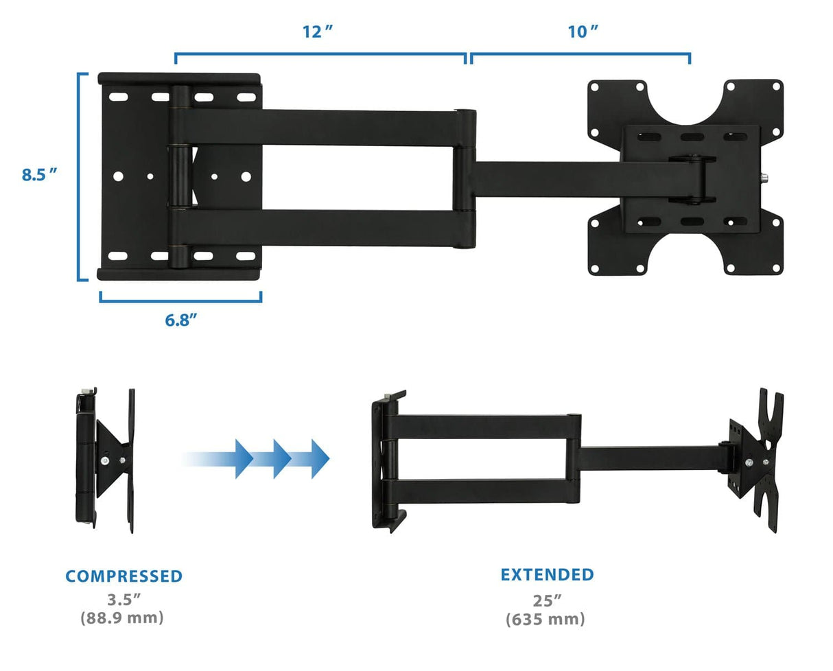 Full Motion Articulating TV/Monitor Mount - Mount-It!