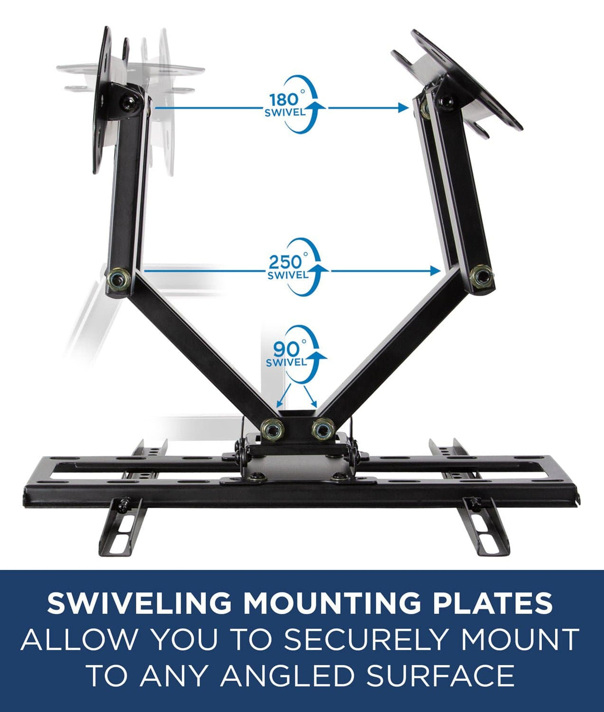 Full Motion Corner TV Wall Mount - Mount-It!