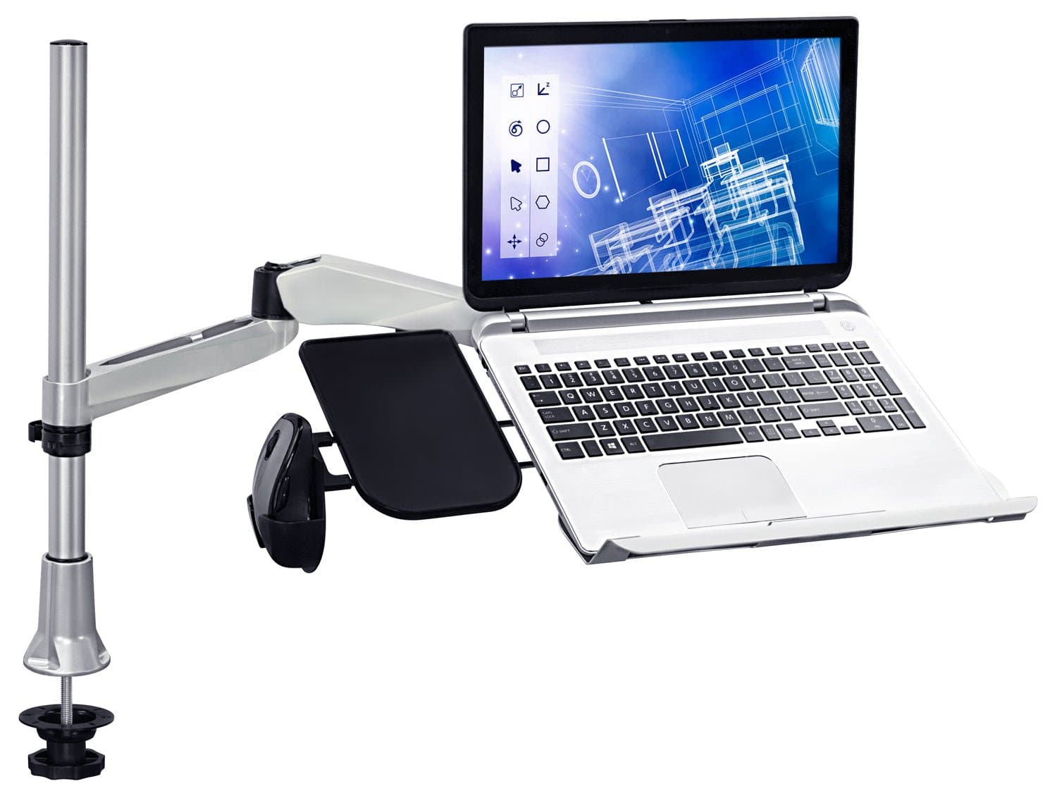 Full Motion Desk Stand for Laptop - Mount-It!