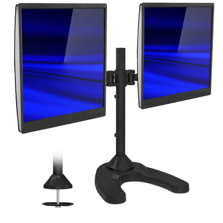 Full Motion Dual Monitor Desk Stand - Mount-It!