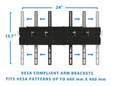 Full-Motion High Weight Capacity TV Mount - Mount-It!