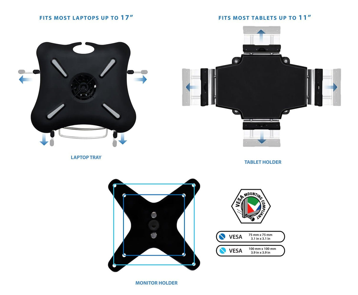 Full Motion Laptop and Tablet Desk Mount - Mount-It!