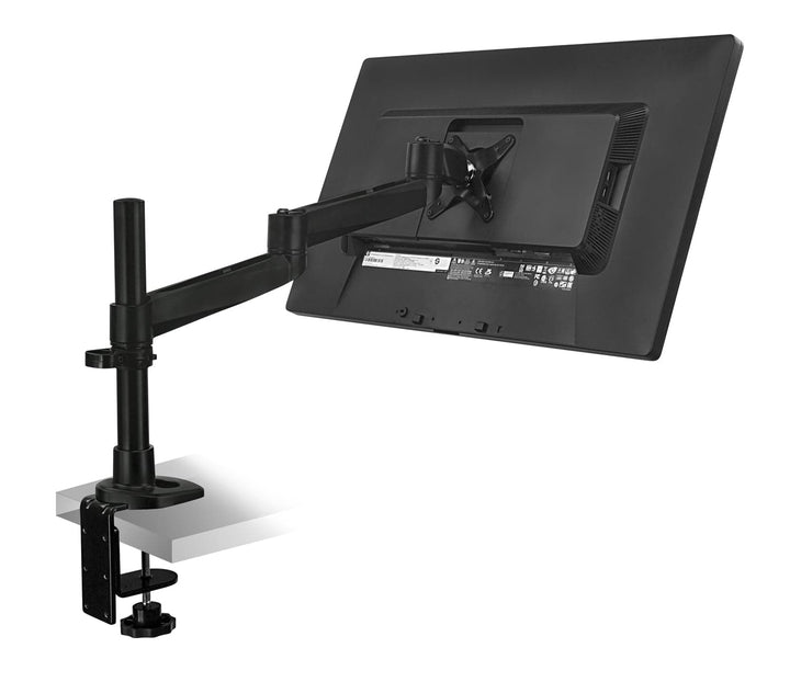 Full Motion Single Dual-Segment Monitor Desk Mount - Mount-It!